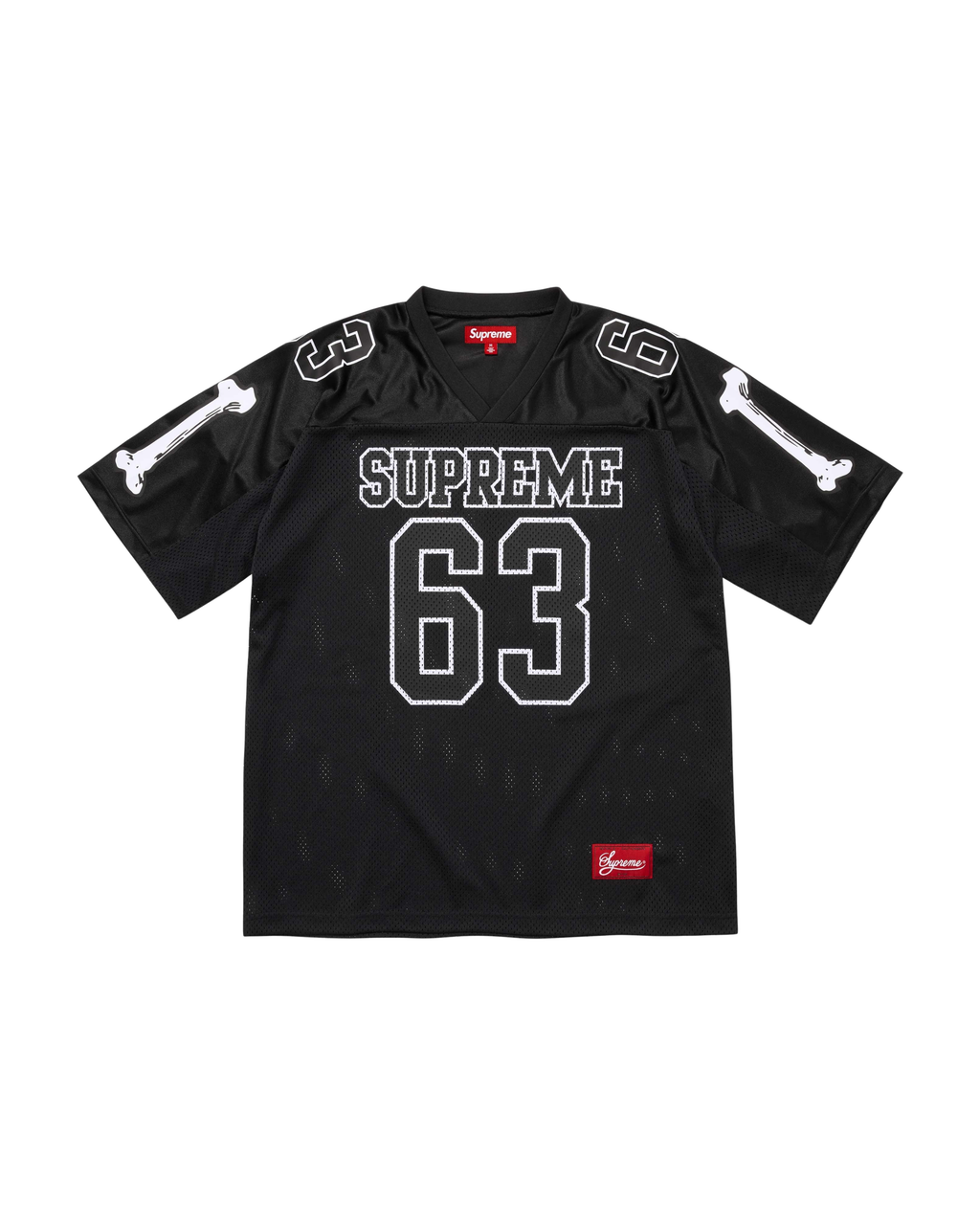 Supreme Bones Football Jersey - "Black"