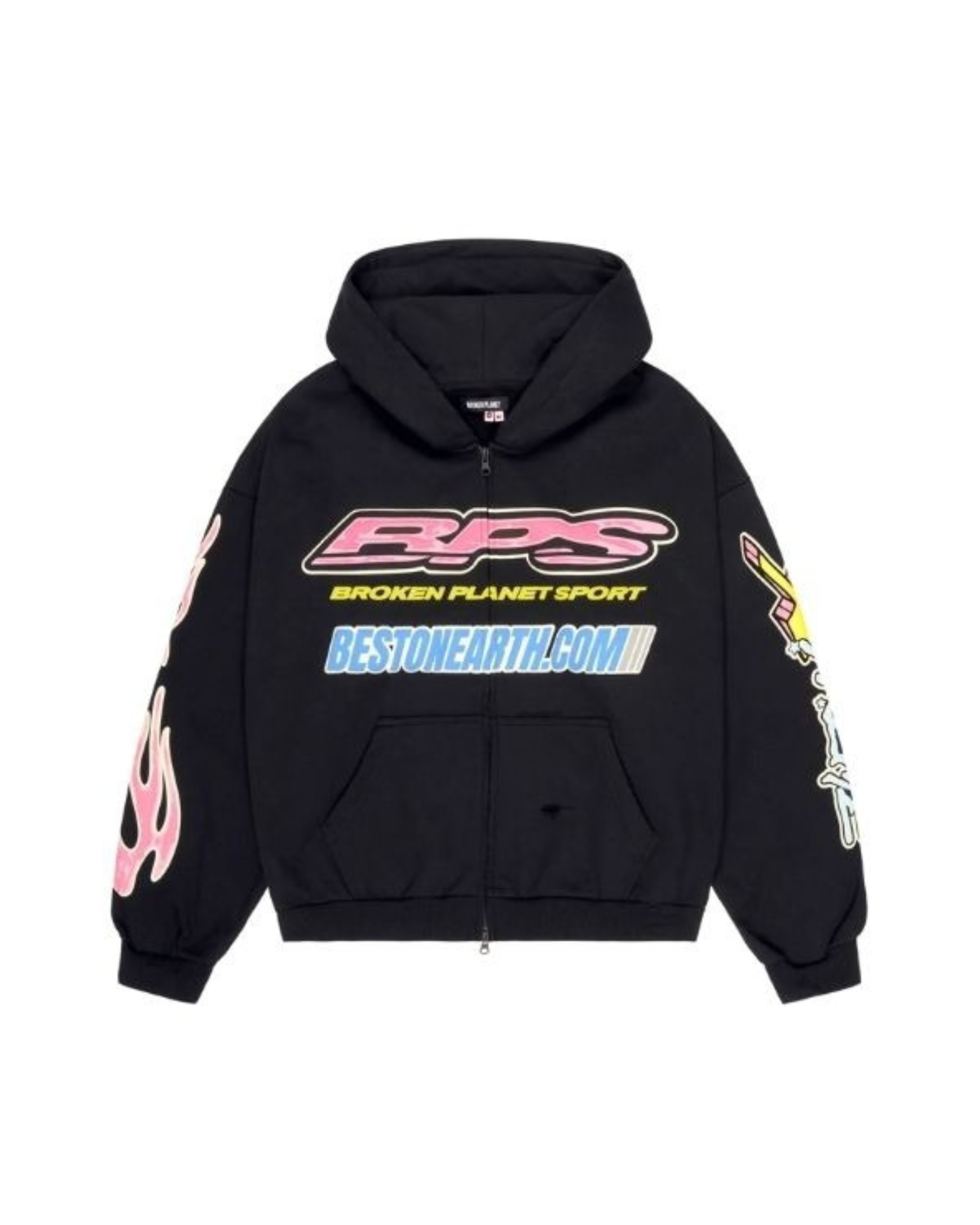 Broken Planet Fast Boyz Hoodie - "Midnight Black"