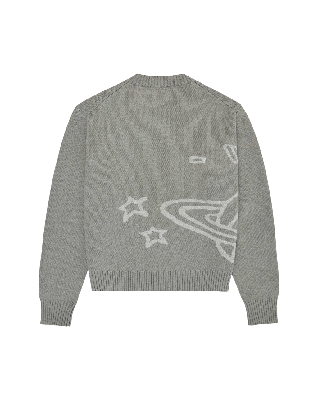 Broken Planet Knit Sweater - "Heather Grey"