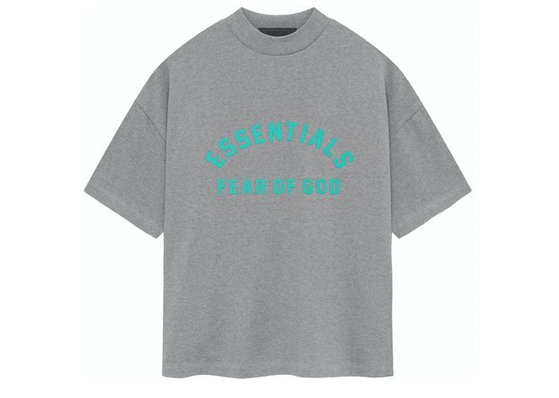 Fear of God Essentials Heavy Jersey S/S Tee Dark Heather Oatmeal image 0