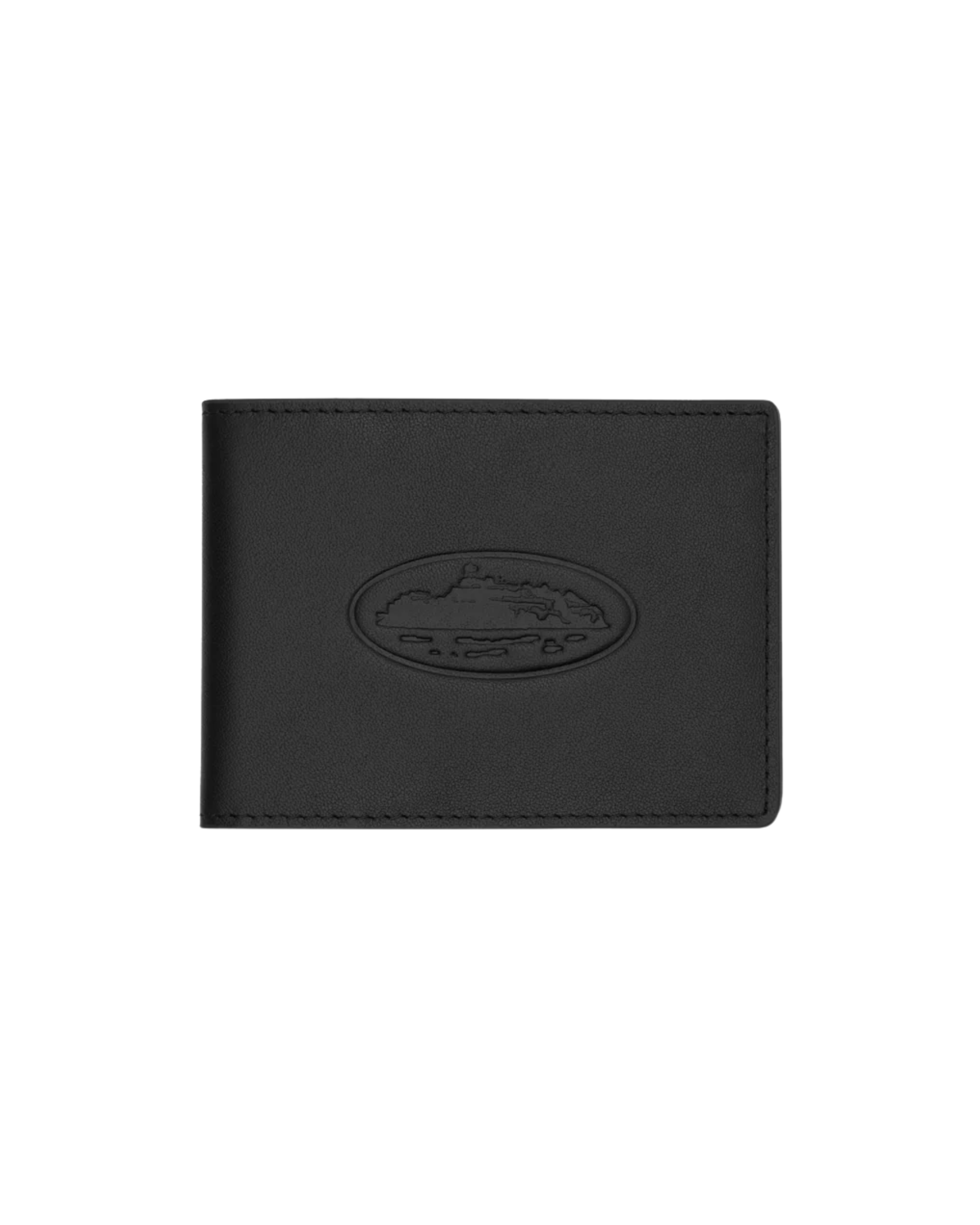 Corteiz Island Leather Card Holder - "Black"