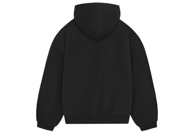 Fear of God Essentials Chest Logo Hoodie Jet Black/Jet Black image 1