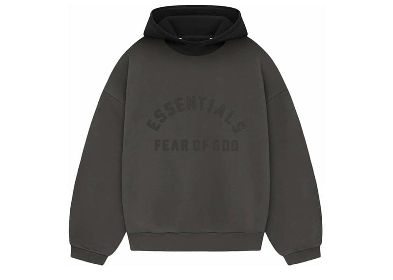 Fear of God Essentials Nylon Fleece Hoodie Ink/Jet Black image 0