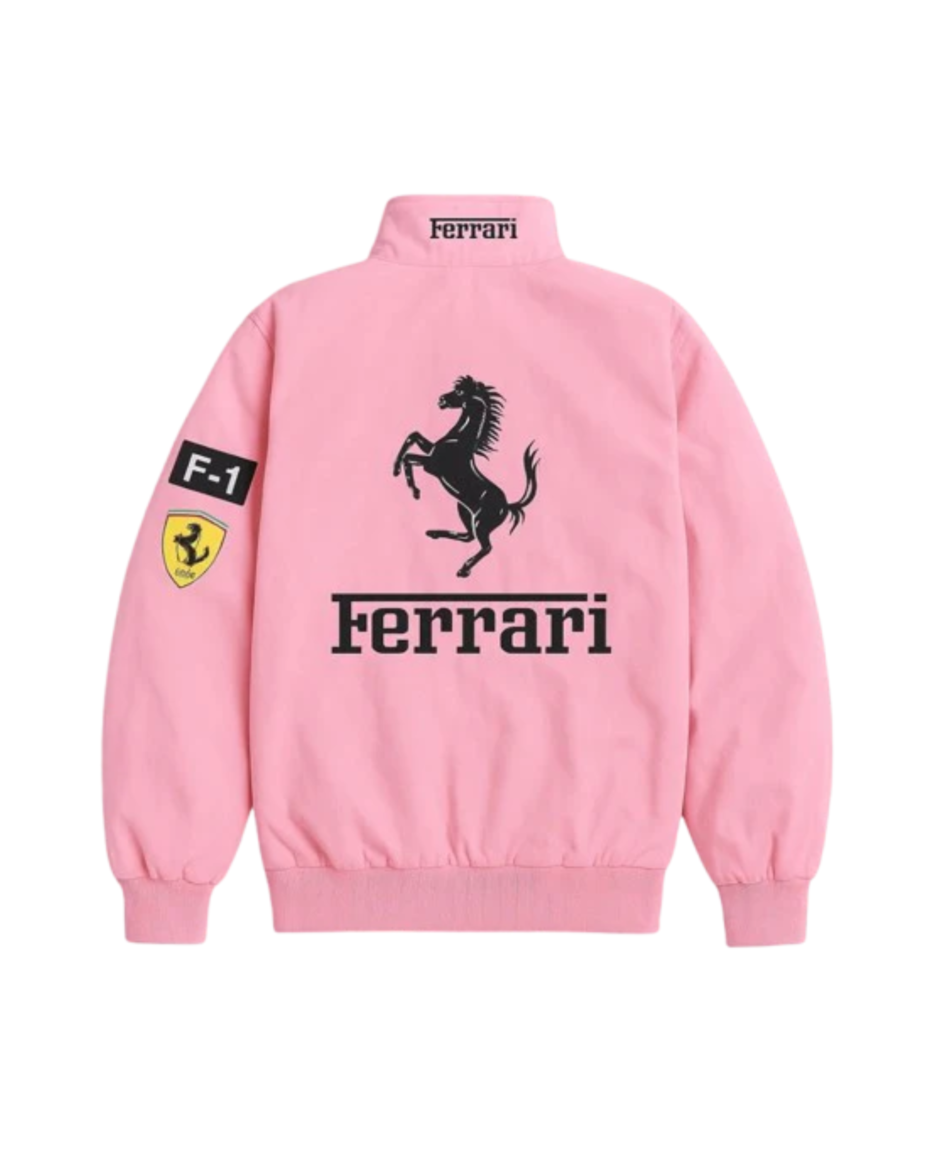 Ferrari F1 Retro Racing Jacket - "Pink"