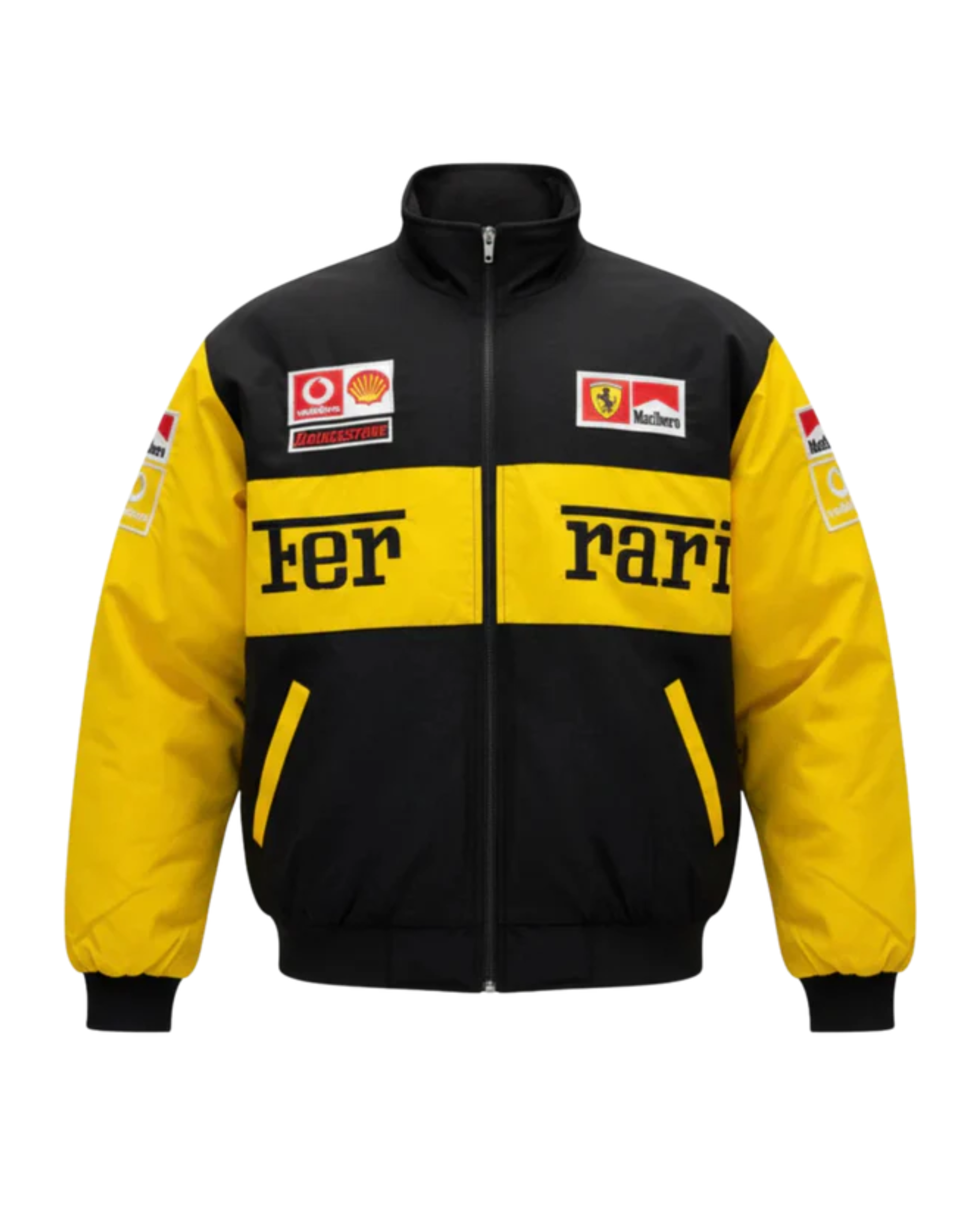 Ferrari F1 Retro Racing Jacket - "Yellow"