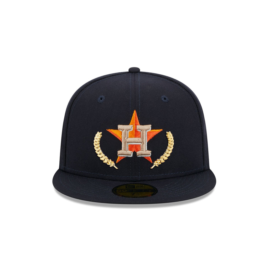 Houston Astros Gold Leaf 59FIFTY Fitted Hat image 1