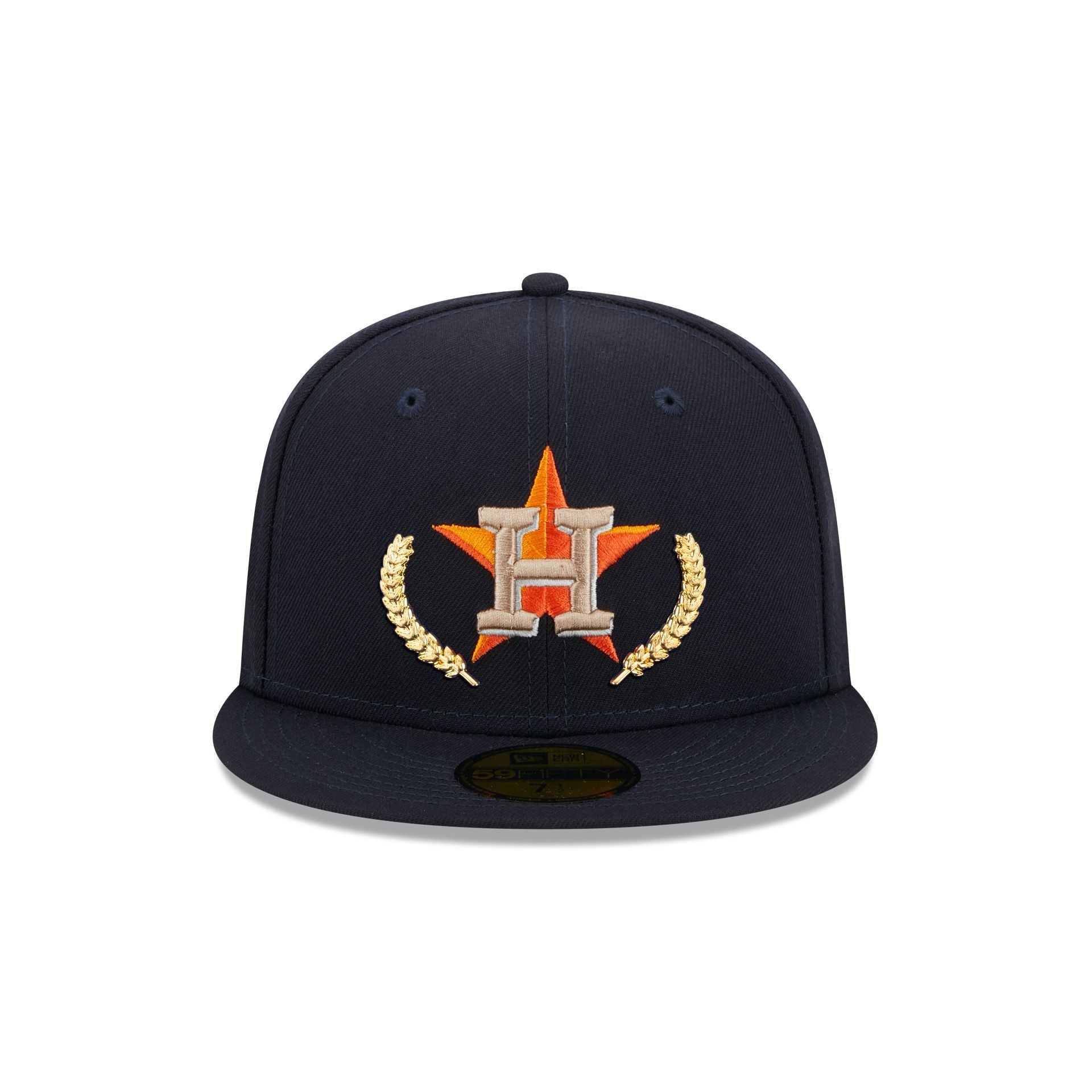 Houston Astros Gold Leaf 59FIFTY Fitted Hat image 1