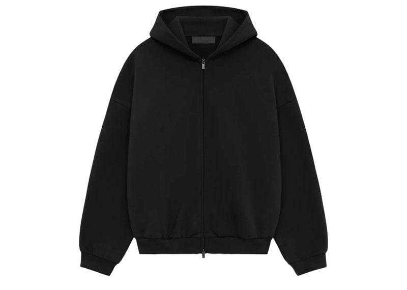 Fear of God Essentials Heavy Fleece Fullzip Hoodie Black image 0