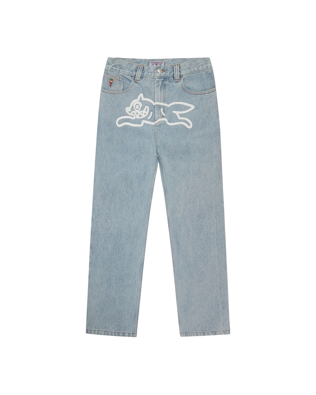 Icecream Running Dog Jeans - "Light Blue"