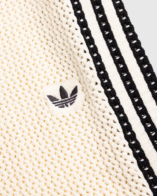 Adidas Crochet Track Pants - "Beige"