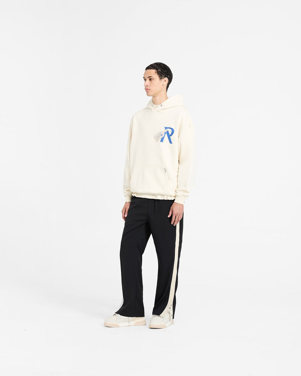 Represent Luggage Tag Hoodie - "Antique White"