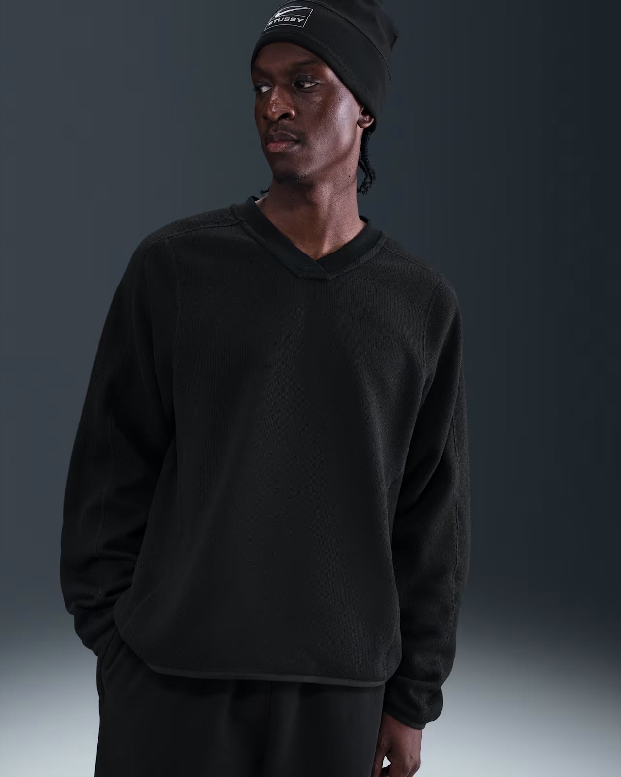 Stussy x Nike Fleece Thermal - "Black"