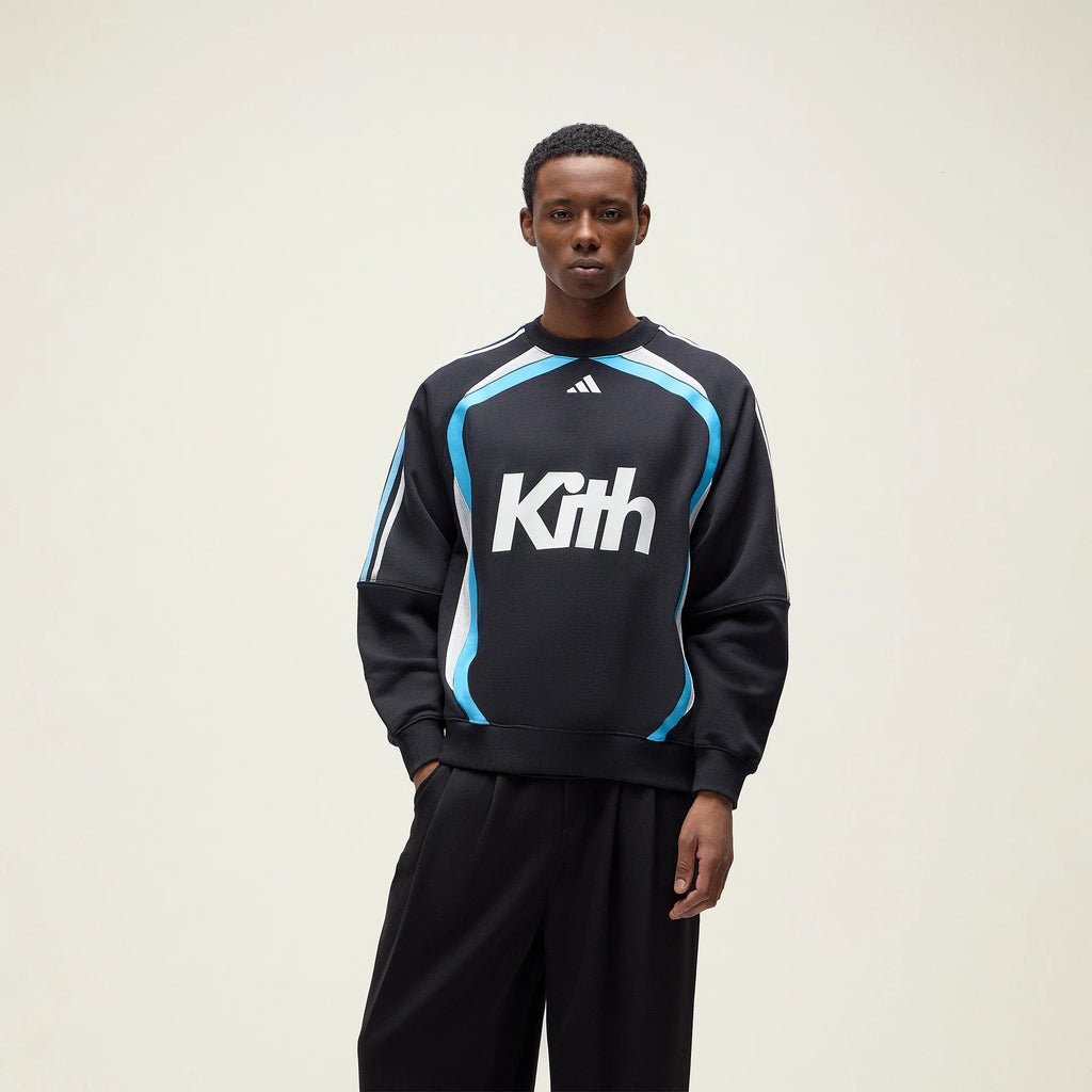 Kith x Adidas Football Crewneck -"Black"