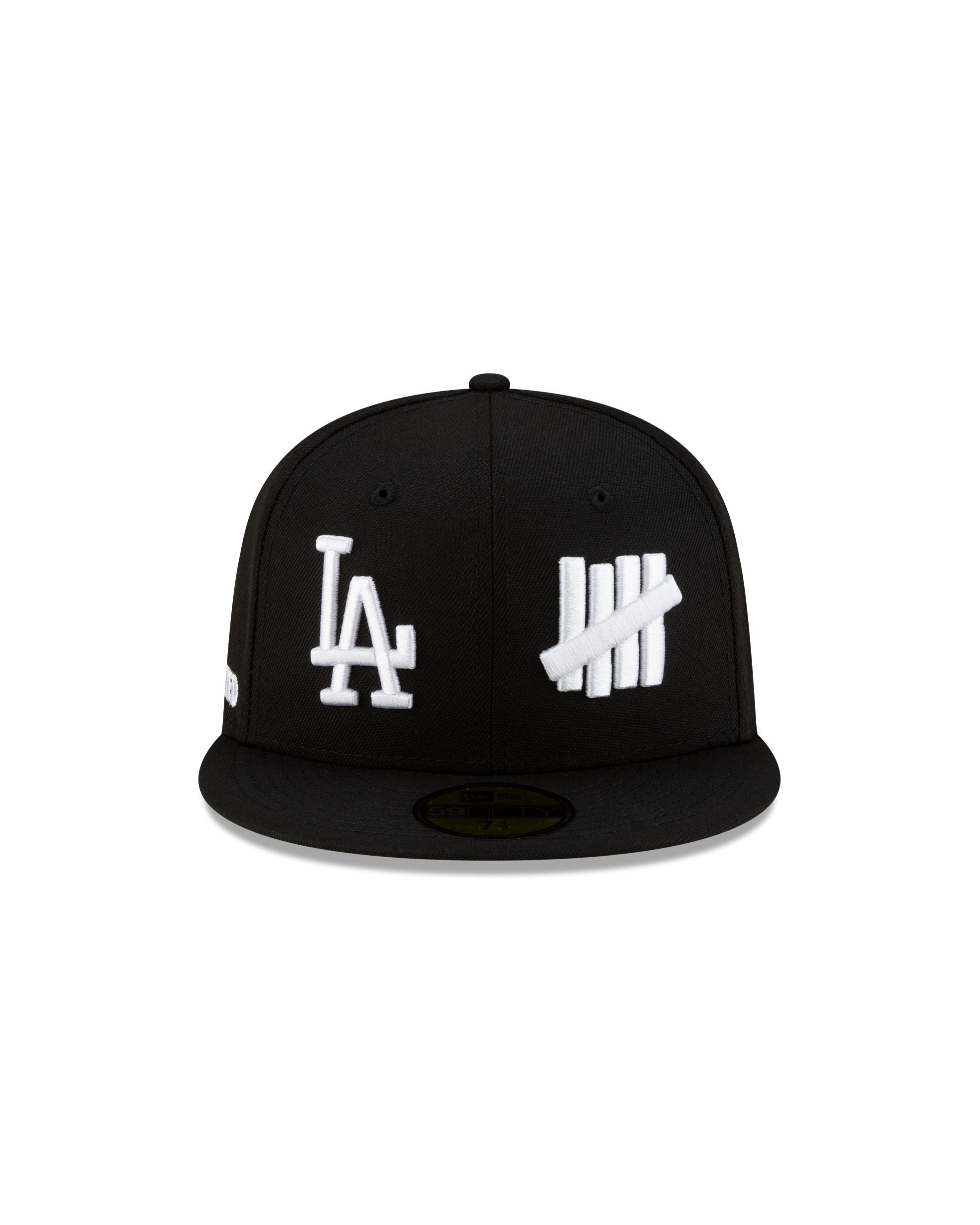 Los Angeles Dodgers  Undefeated Tally Black 59FIFTY Fitted Cap