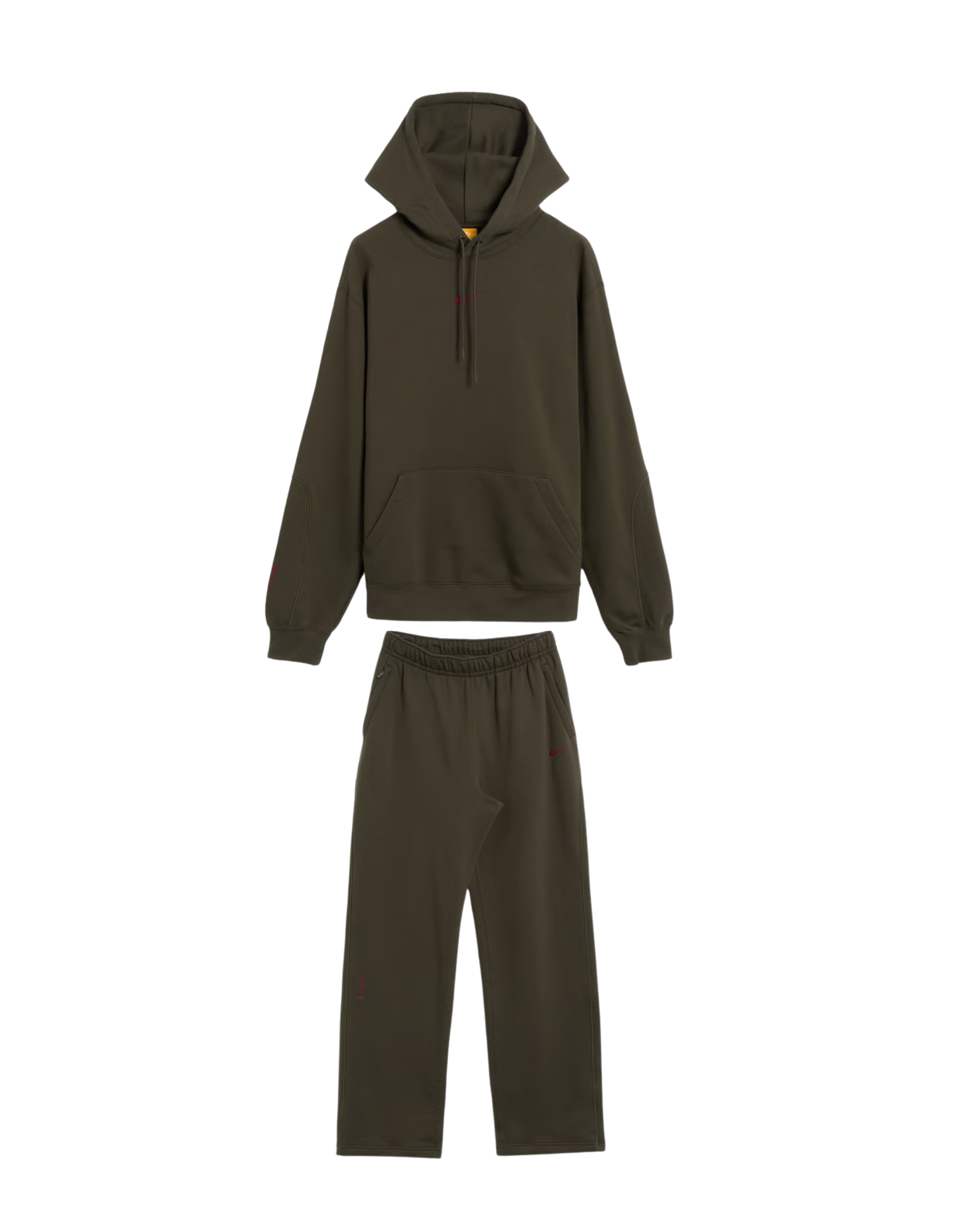 Nike x NOCTA Tracksuit Set - "Cargo Khaki / Team Red"