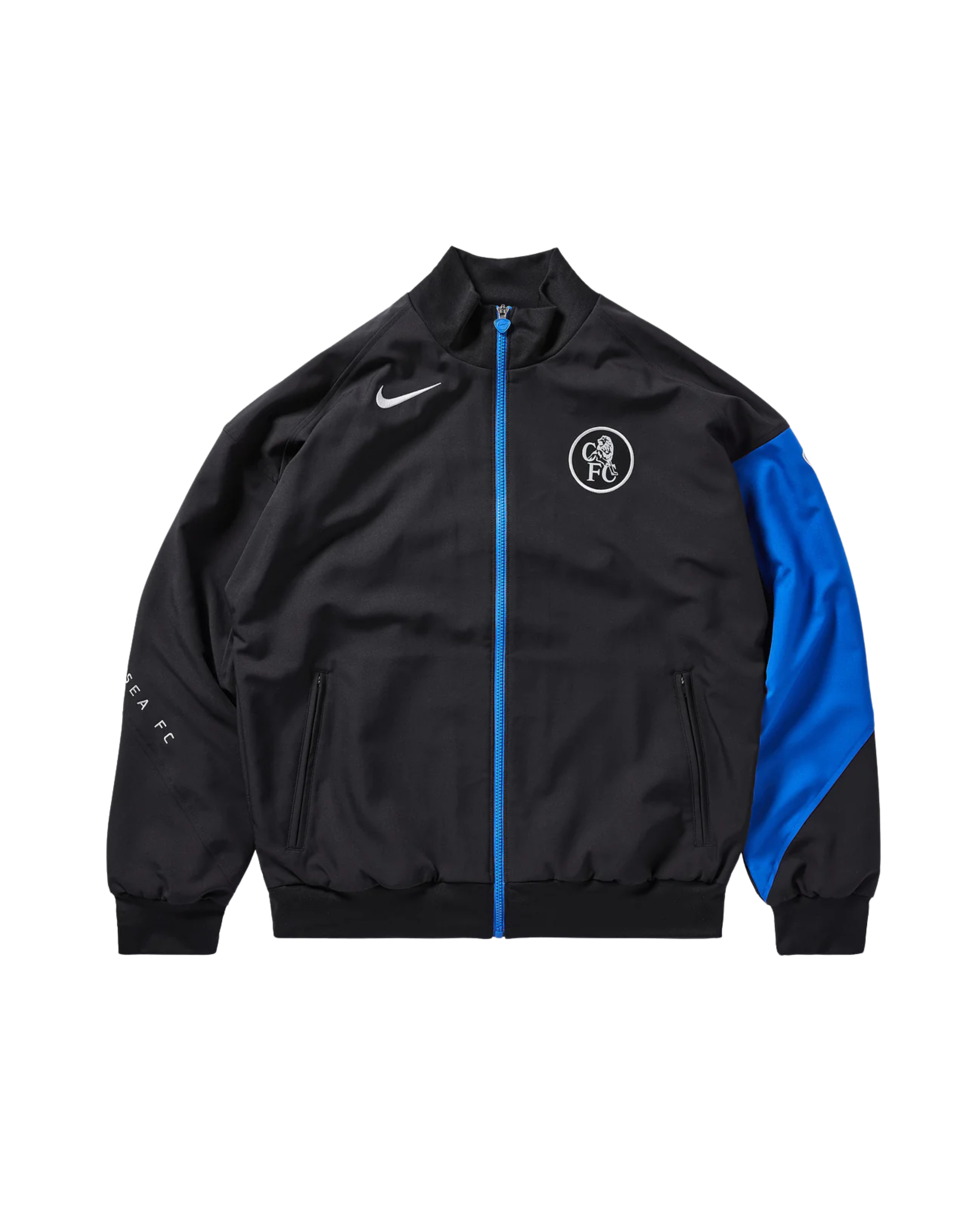 Nike Chelsea 25/26 Dri-FIT Anthem Jacket - "Black/Field Silver"