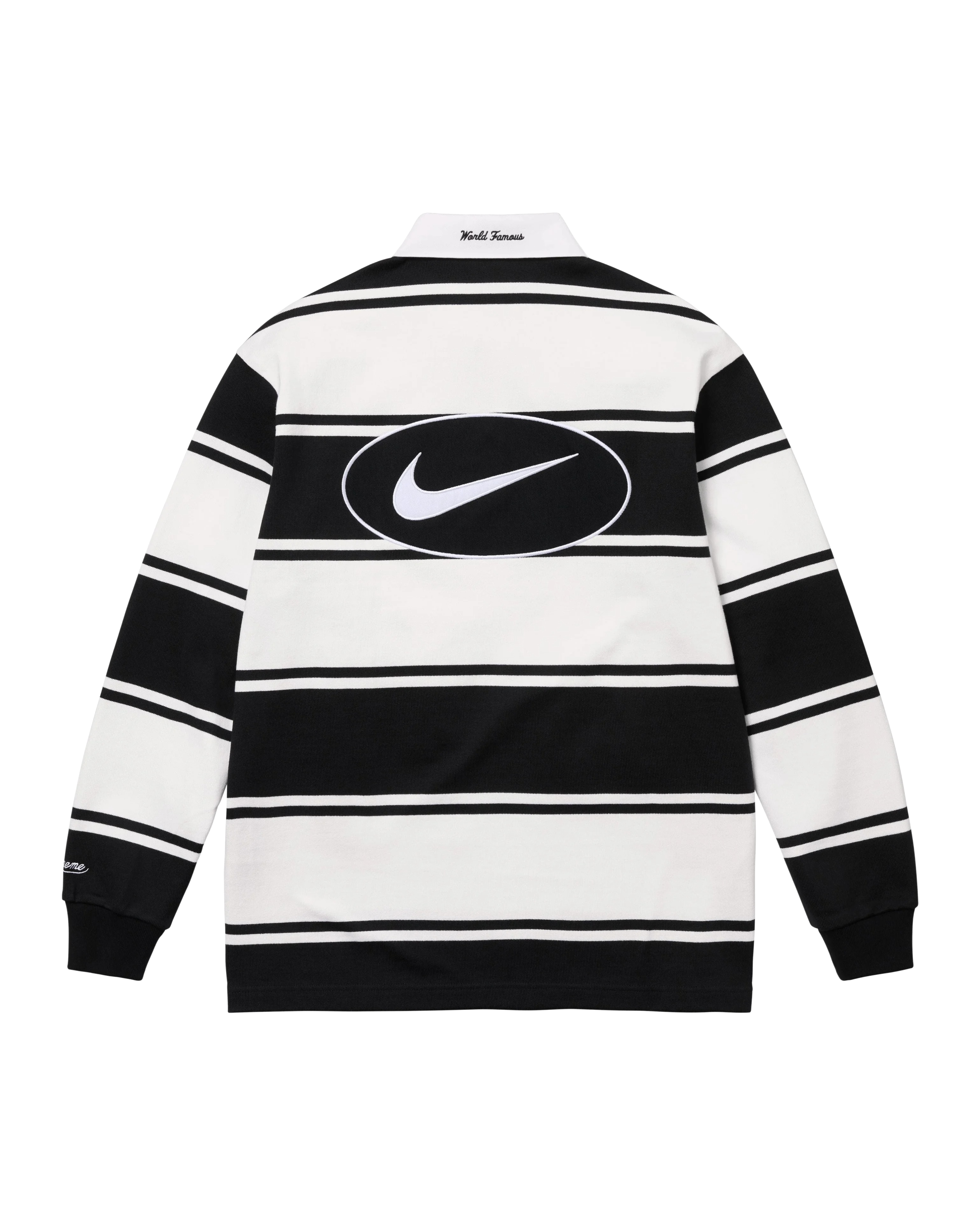 Supreme x Nike Stripe Rugby - "Black/White"