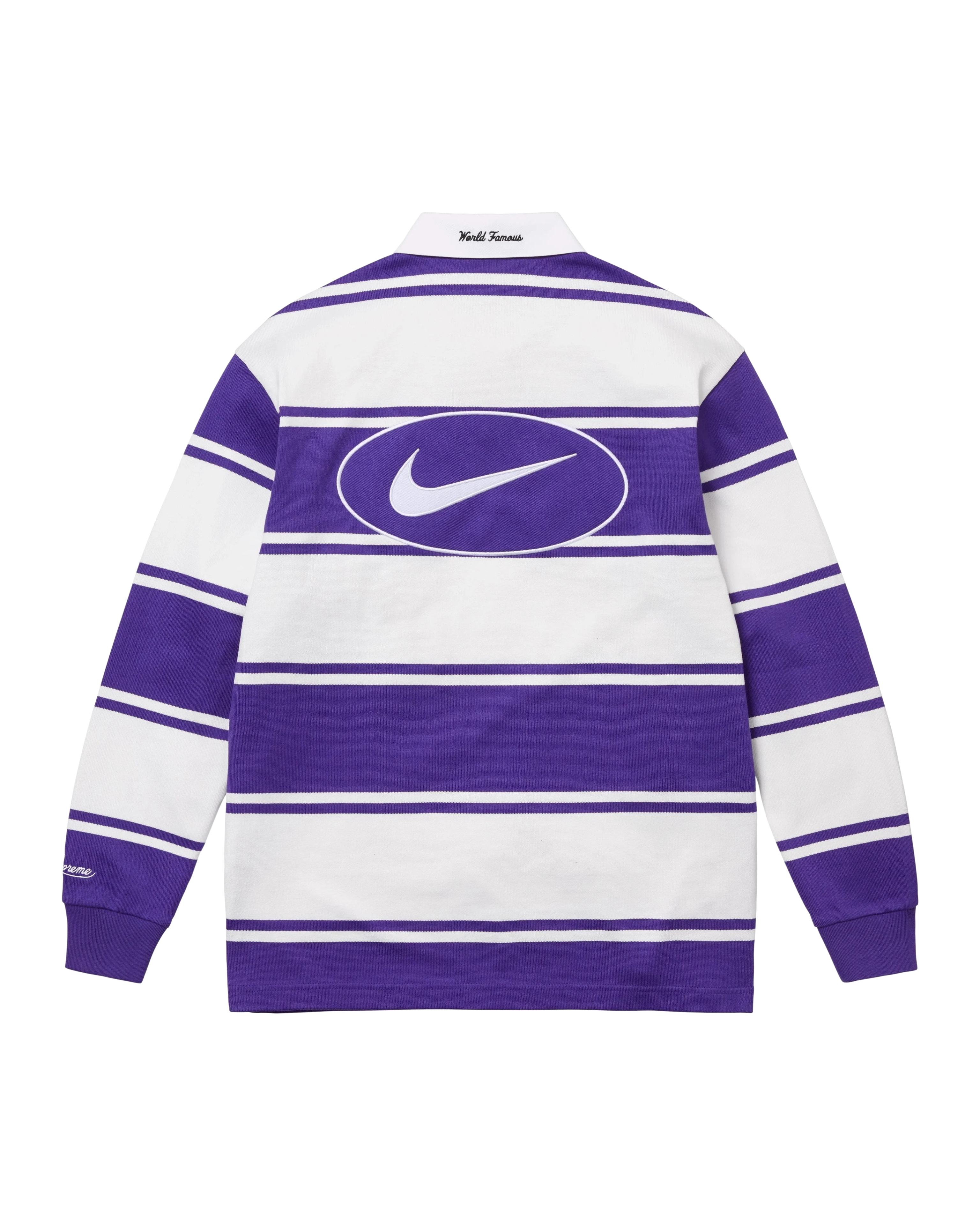 Supreme x Nike Stripe Rugby - "Purple/White"