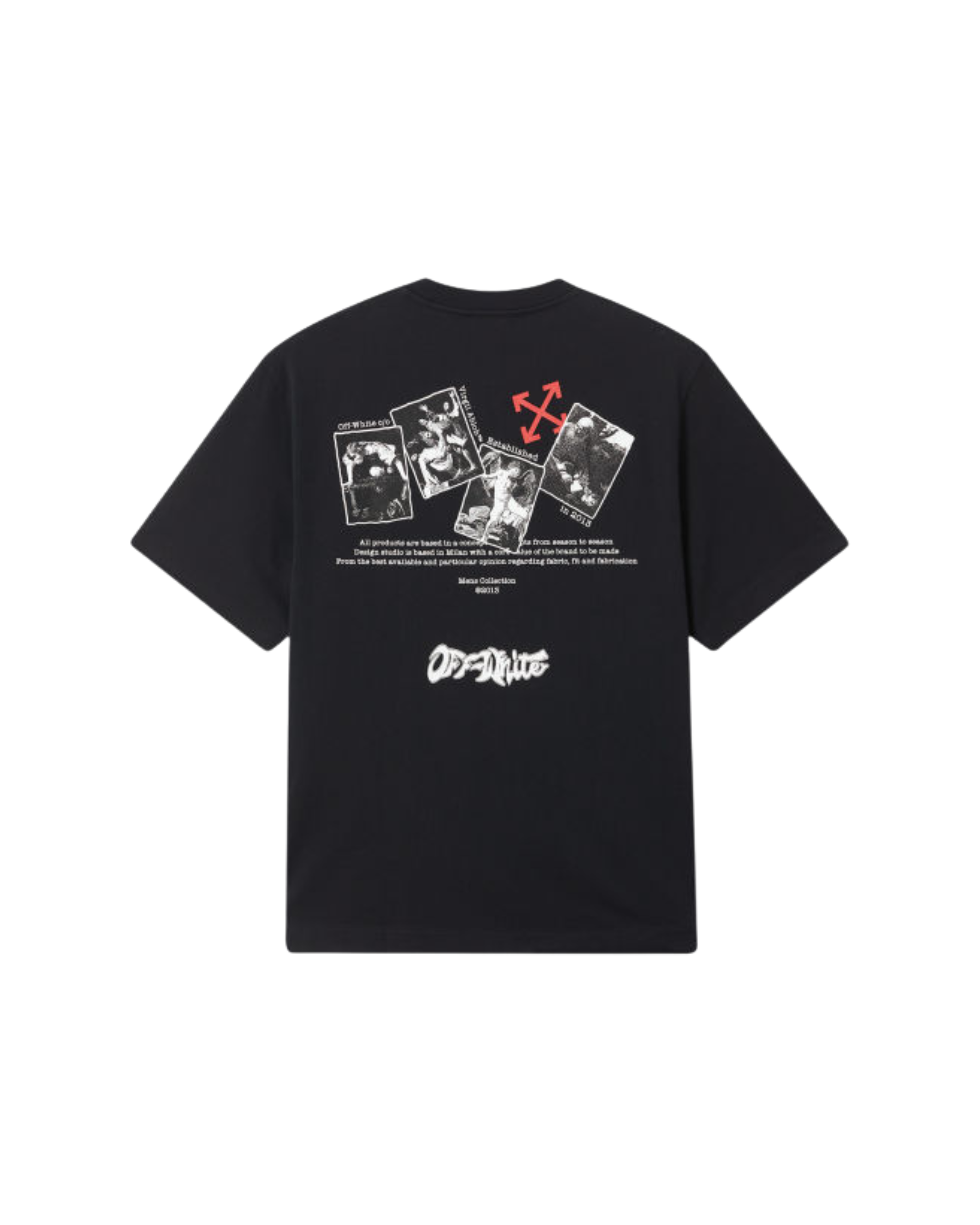 Off-White Art Print T-shirt - "Black"