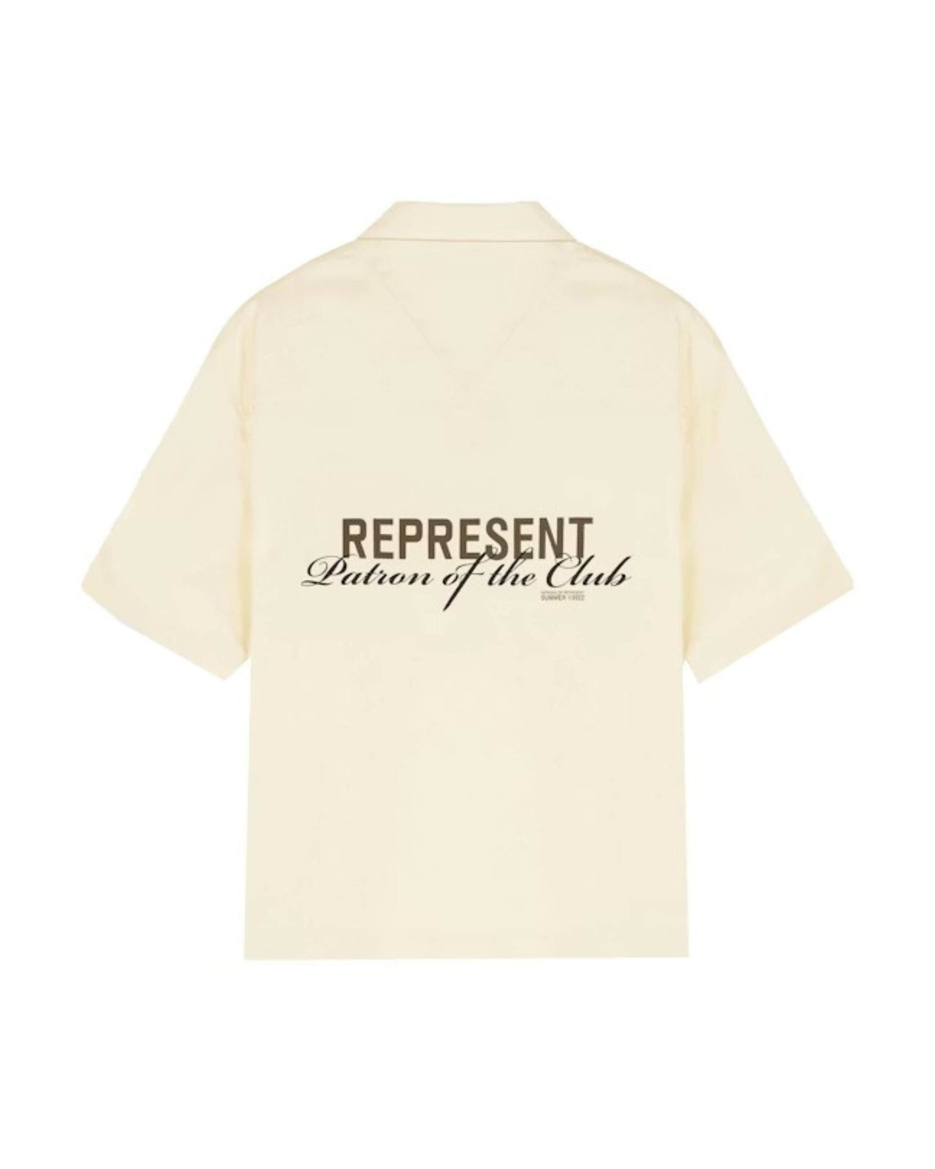 Represent Patron Of The Club Shirt - "Cream"