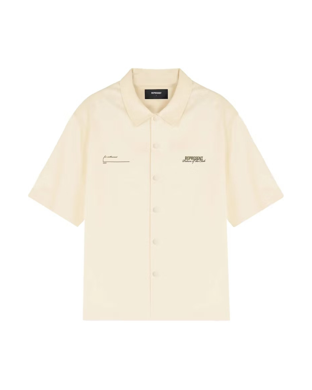 Represent Patron Of The Club Shirt - "Cream"