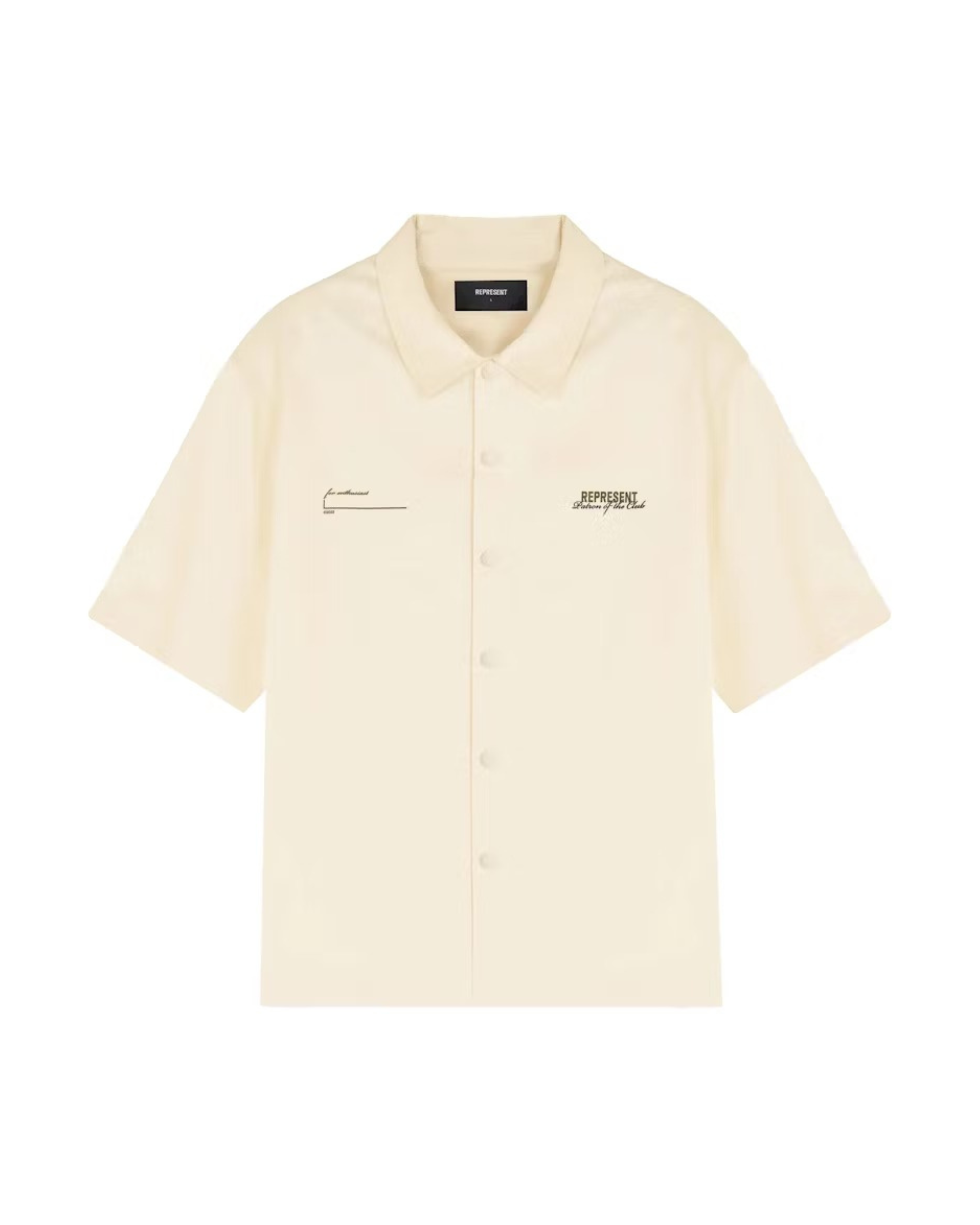 Represent Patron Of The Club Shirt - "Cream"
