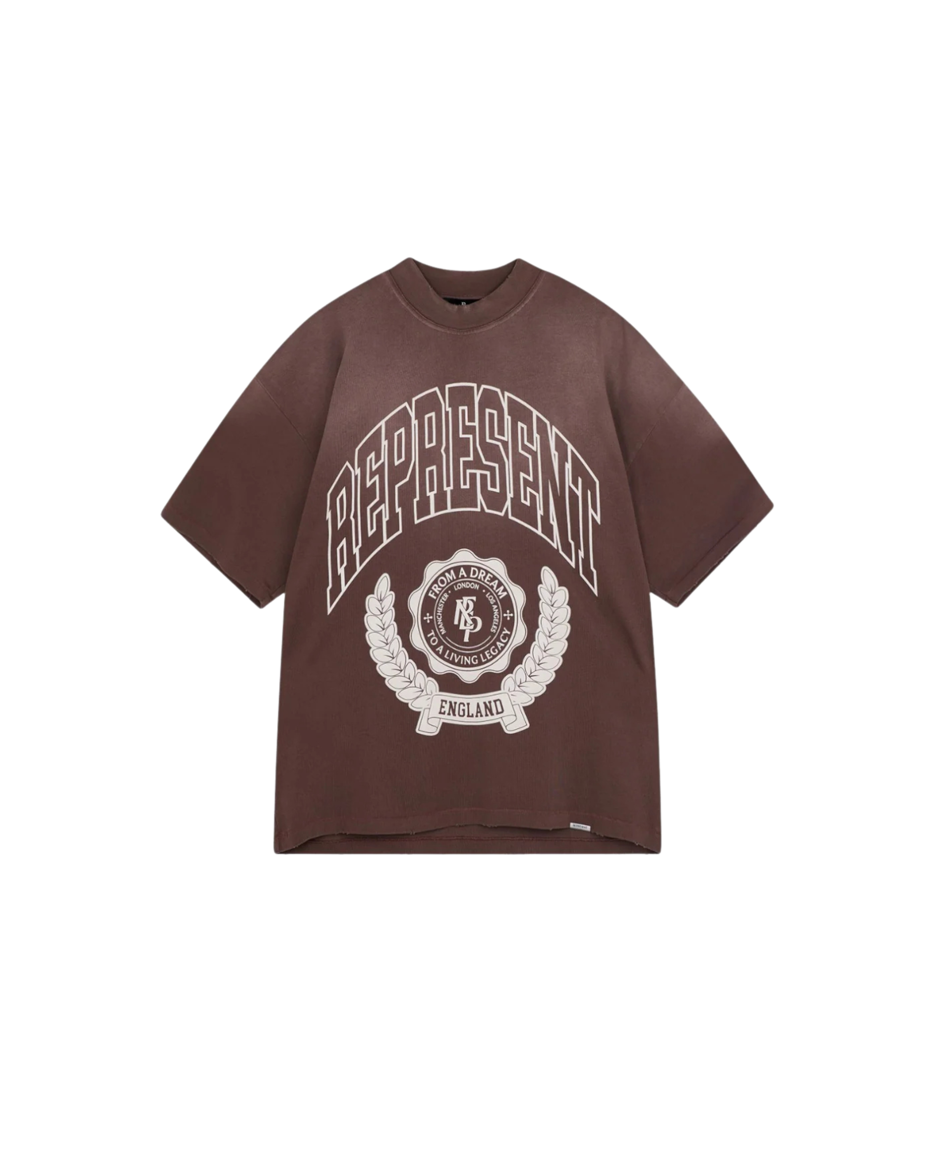 Represent Legacy Crest T-Shirt - "Nero Brown"