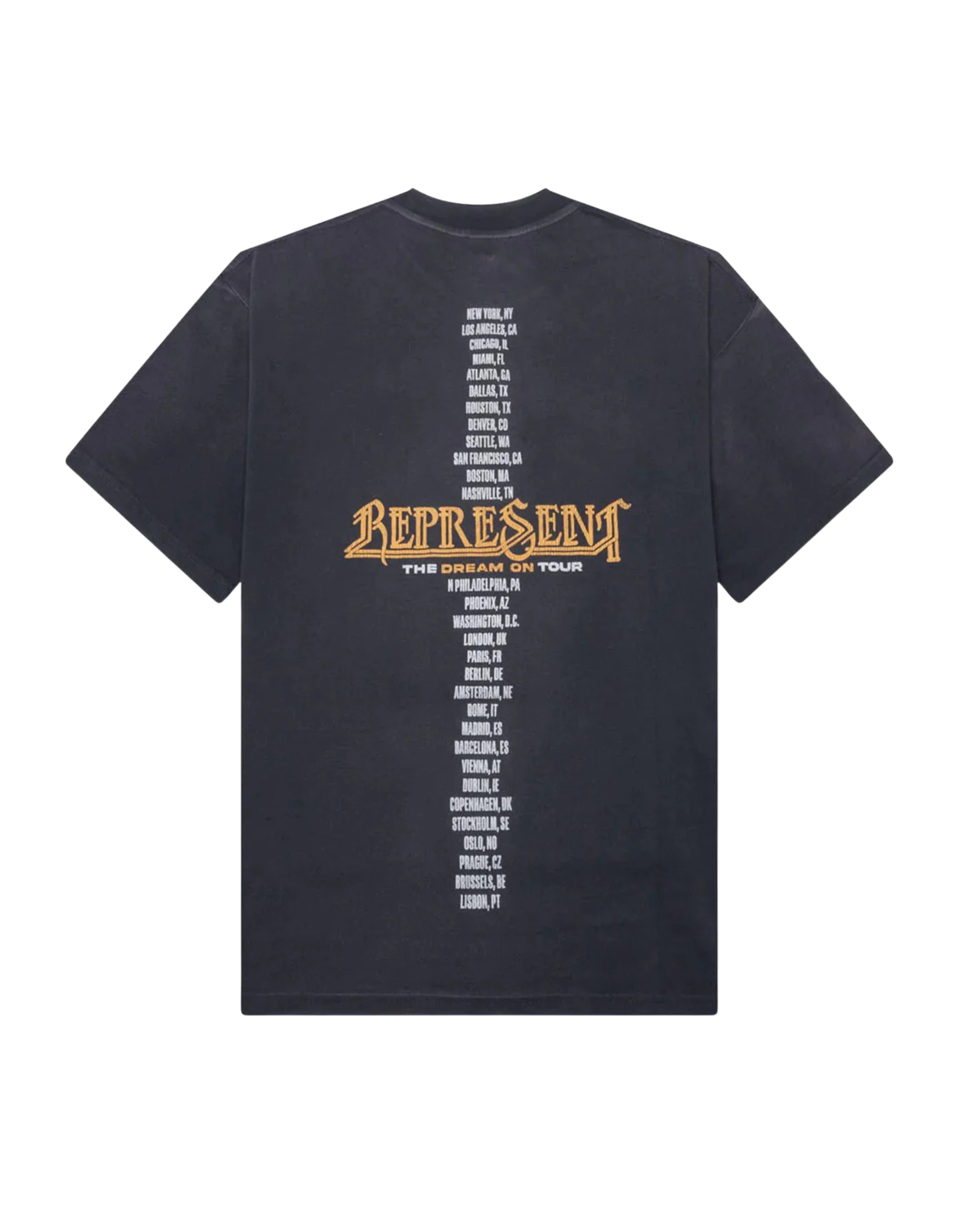 Represent Golden Tour T-shirt - "Sun Fade Grey"