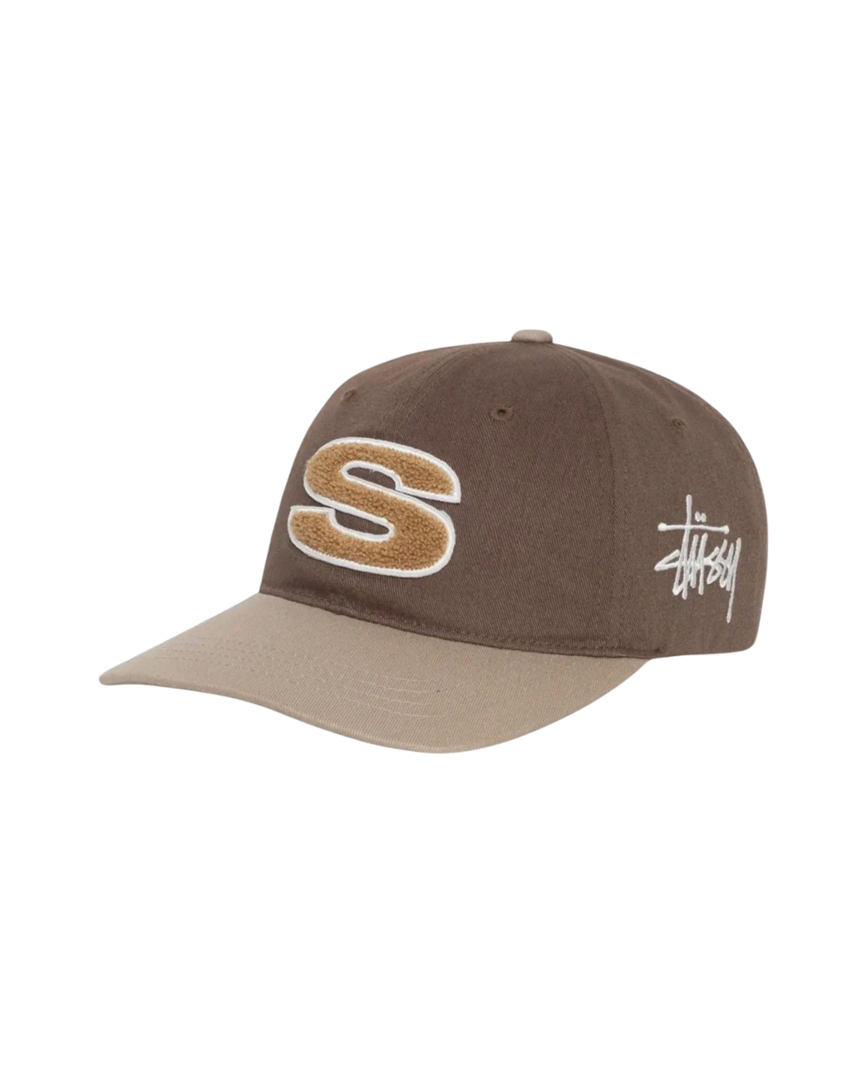 Stussy Low Pro Chenille S Strapback Hat - "Brown"