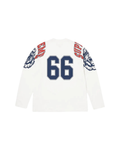 Supreme Mascot Long-Sleeve Football Top - "White"
