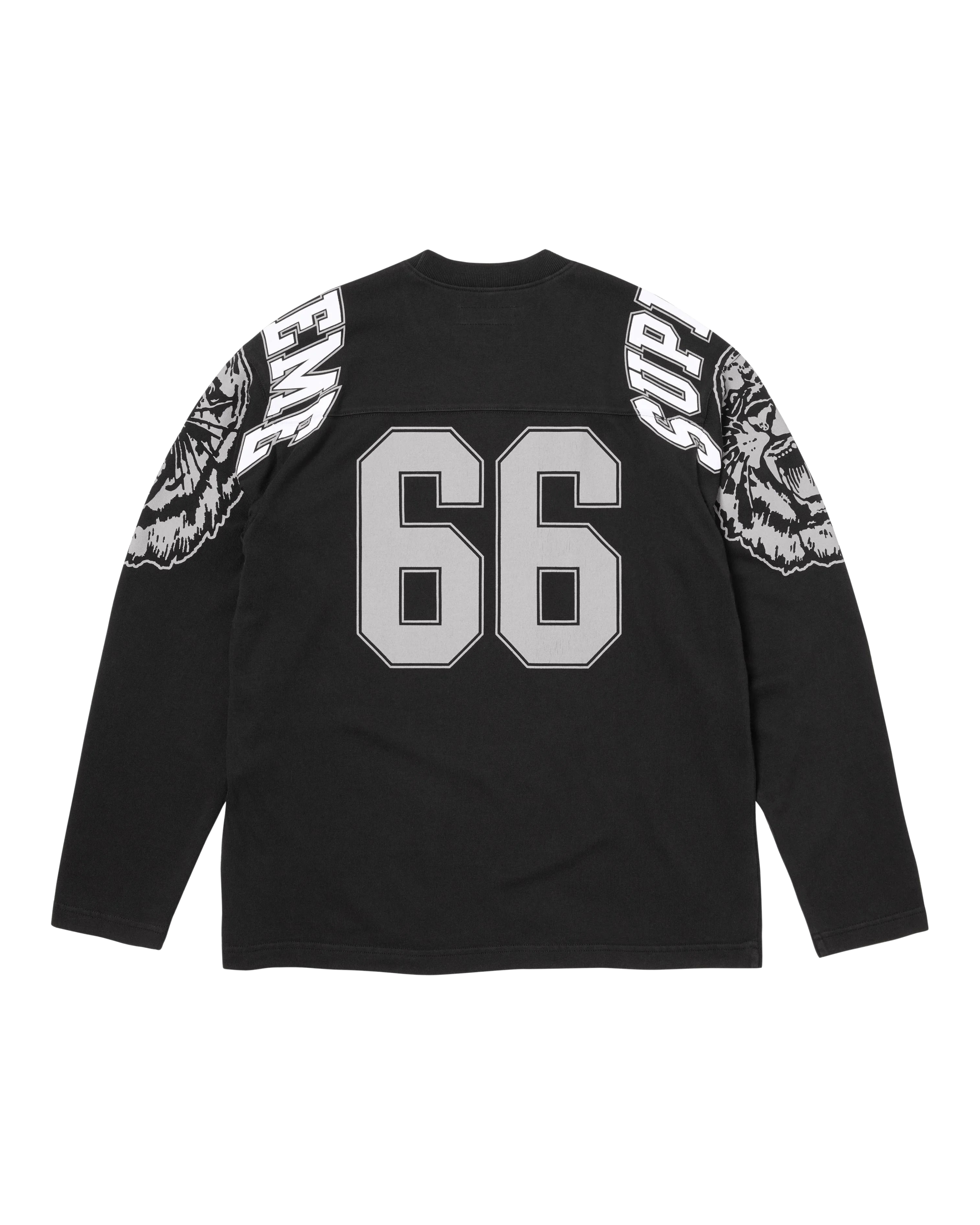 Supreme Mascot Long-Sleeve Football Top - "Black"