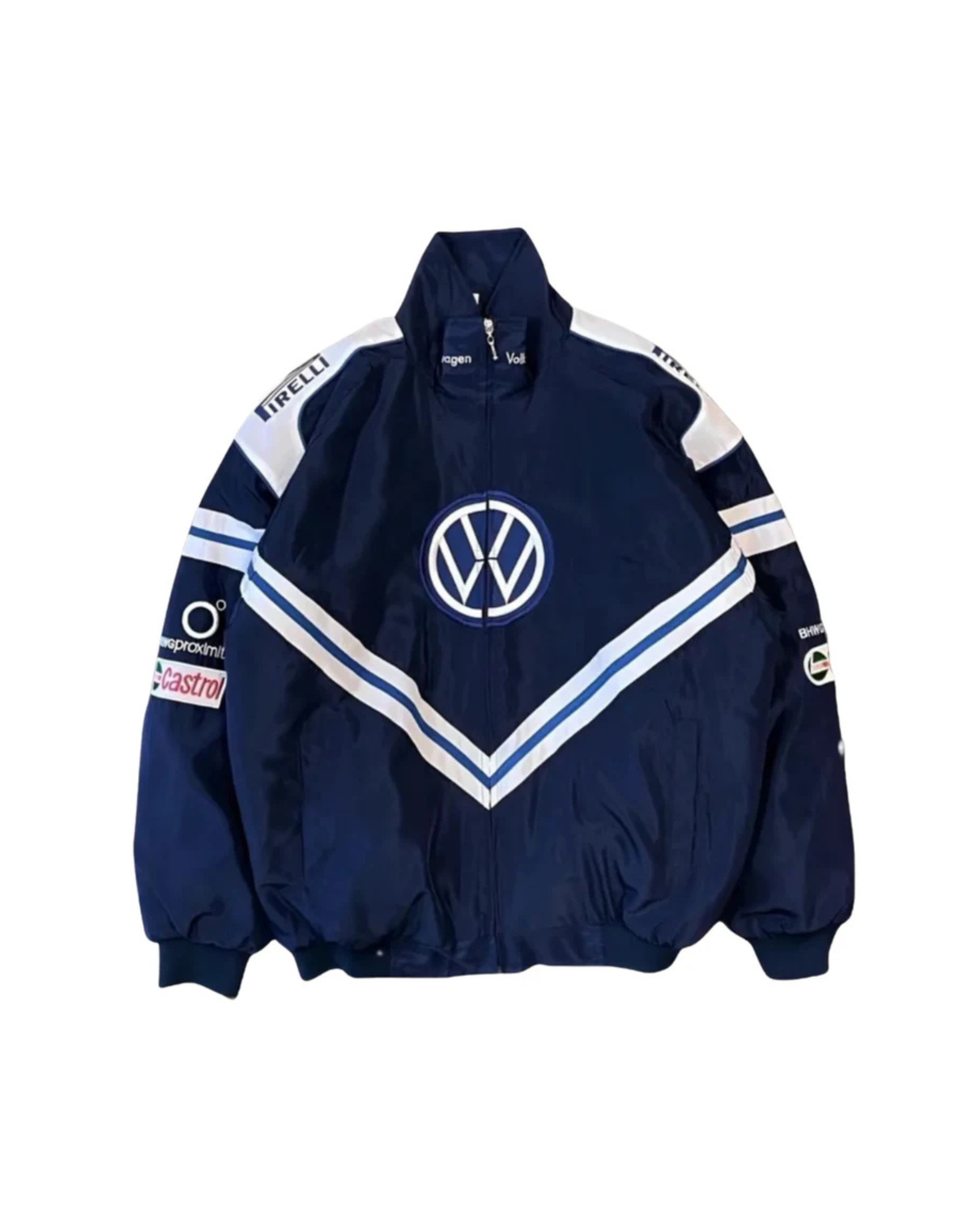 Volkswagen VW F1 Retro Racing Jacket - "Navy Blue"